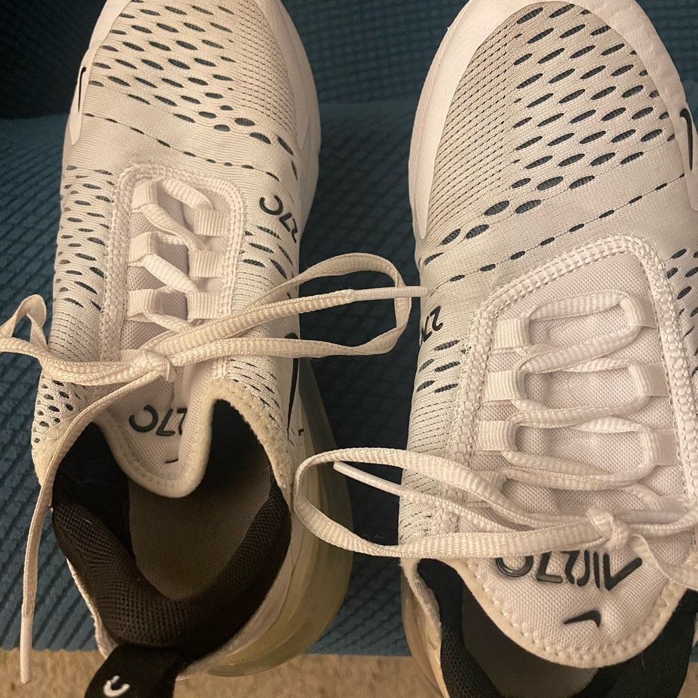 Nike White and Black Athletic Shoes